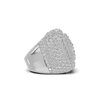 Pave Statement Square Ring