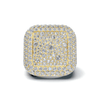 Pave Statement Square Ring