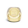 Pave Statement Square Ring