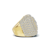 Pave Statement Square Ring