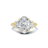 Vibrant Half Moon Ring