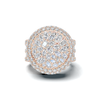 Brilliant Paved Mosaic Ring