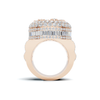 Brilliant Paved Mosaic Ring