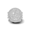 Brilliant Paved Mosaic Ring