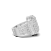 Brilliant Paved Mosaic Ring