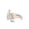 Modern Bypass Leaf Ring