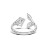 Modern Bypass Leaf Ring