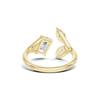 Modern Bypass Leaf Ring
