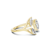Modern Bypass Leaf Ring