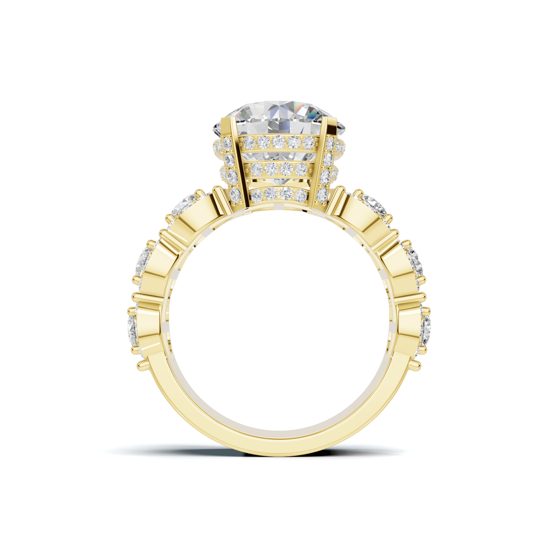 Ornate Pave Statement Ring