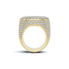 Mosaic Statement Cluster Ring