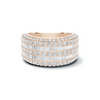Multistrand Baguette Statement Ring