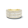 Multistrand Baguette Statement Ring