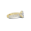 Pavé Triple Row Ring