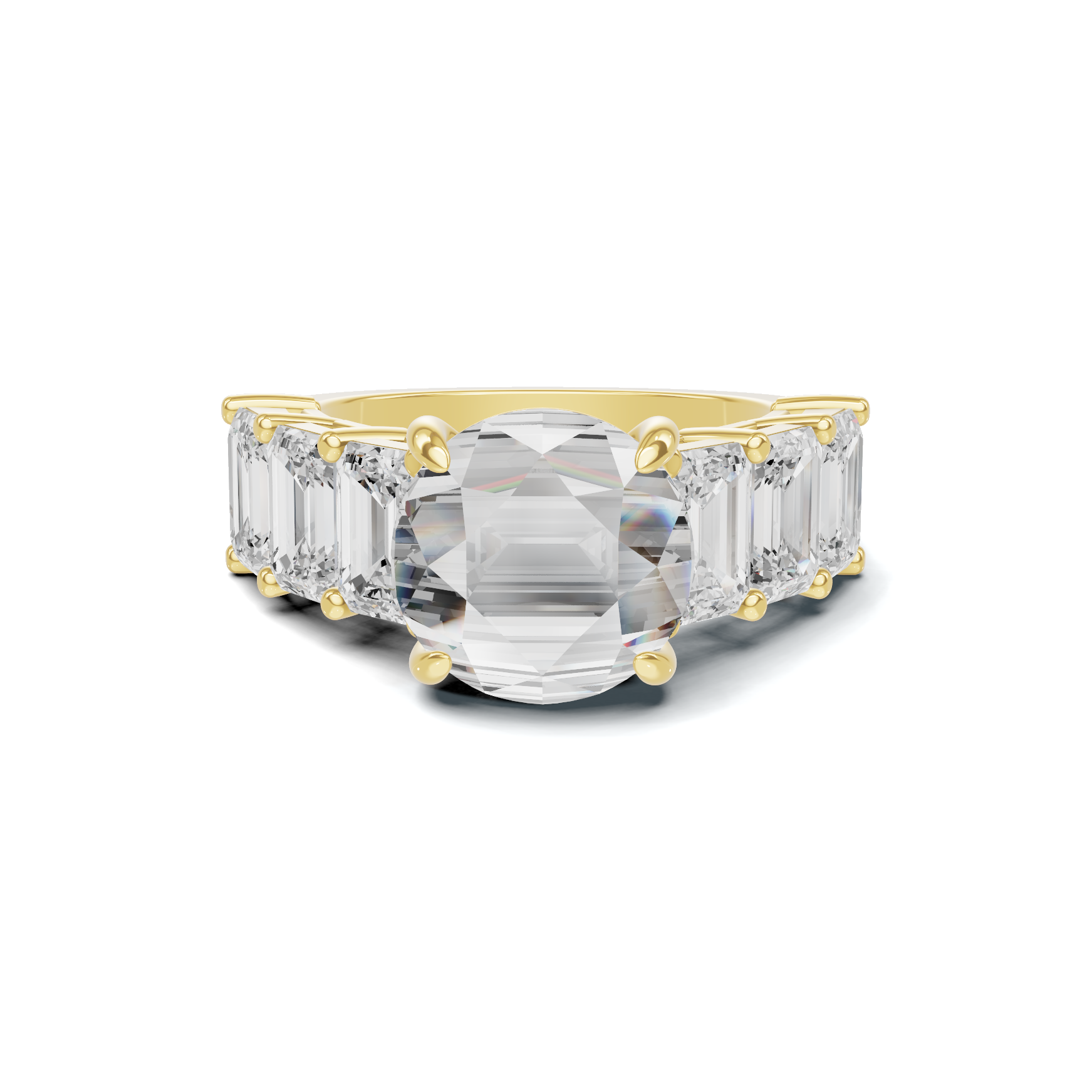Luxe Multi Stone Band Ring