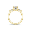 Grand Elegant Accented Statement Ring