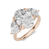 Exquisite Elegant Three Stone Ring