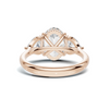 Exquisite Elegant Three Stone Ring