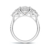 Exquisite Elegant Three Stone Ring
