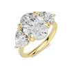 Exquisite Elegant Three Stone Ring