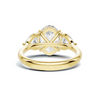 Exquisite Elegant Three Stone Ring