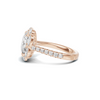 Luxe Luxe Marquise Halo Ring