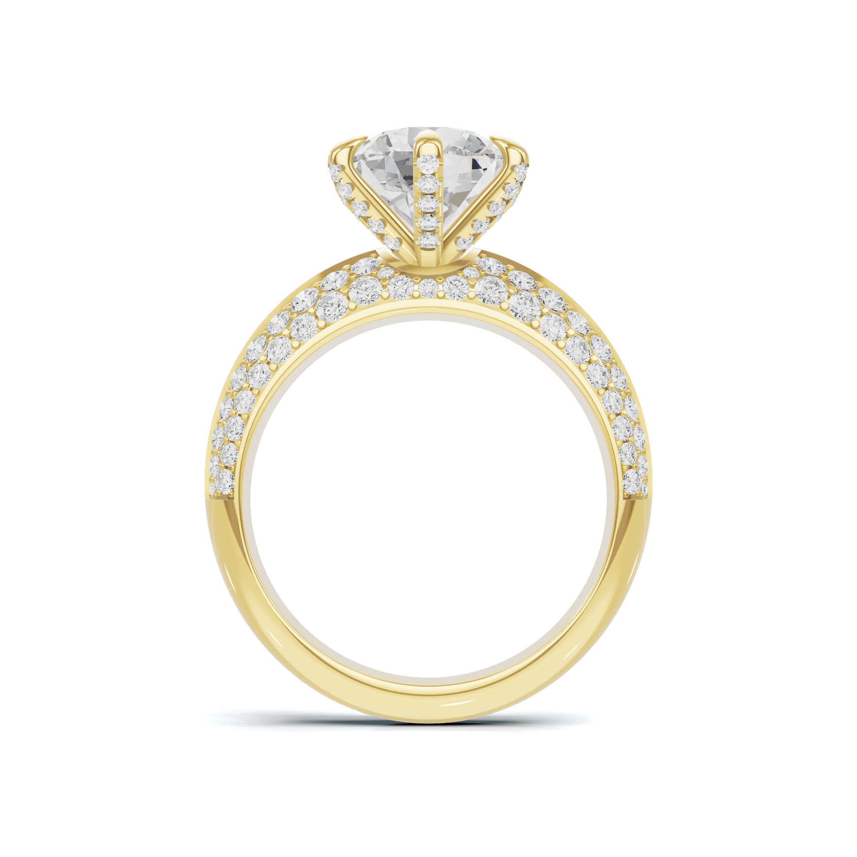 Pave Encrusted Statement Ring
