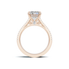 Baguette Detailed Statement Ring