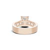 Baguette Detailed Statement Ring