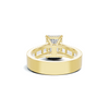 Baguette Detailed Statement Ring