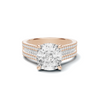 Baguette Accent Statement Ring