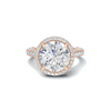 Sparkling Pave Halo Ring