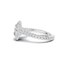 Sparkling Pave Halo Ring