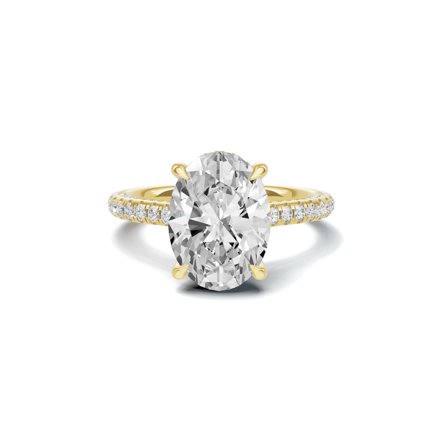 Luxe Pavé Accented Statement Ring