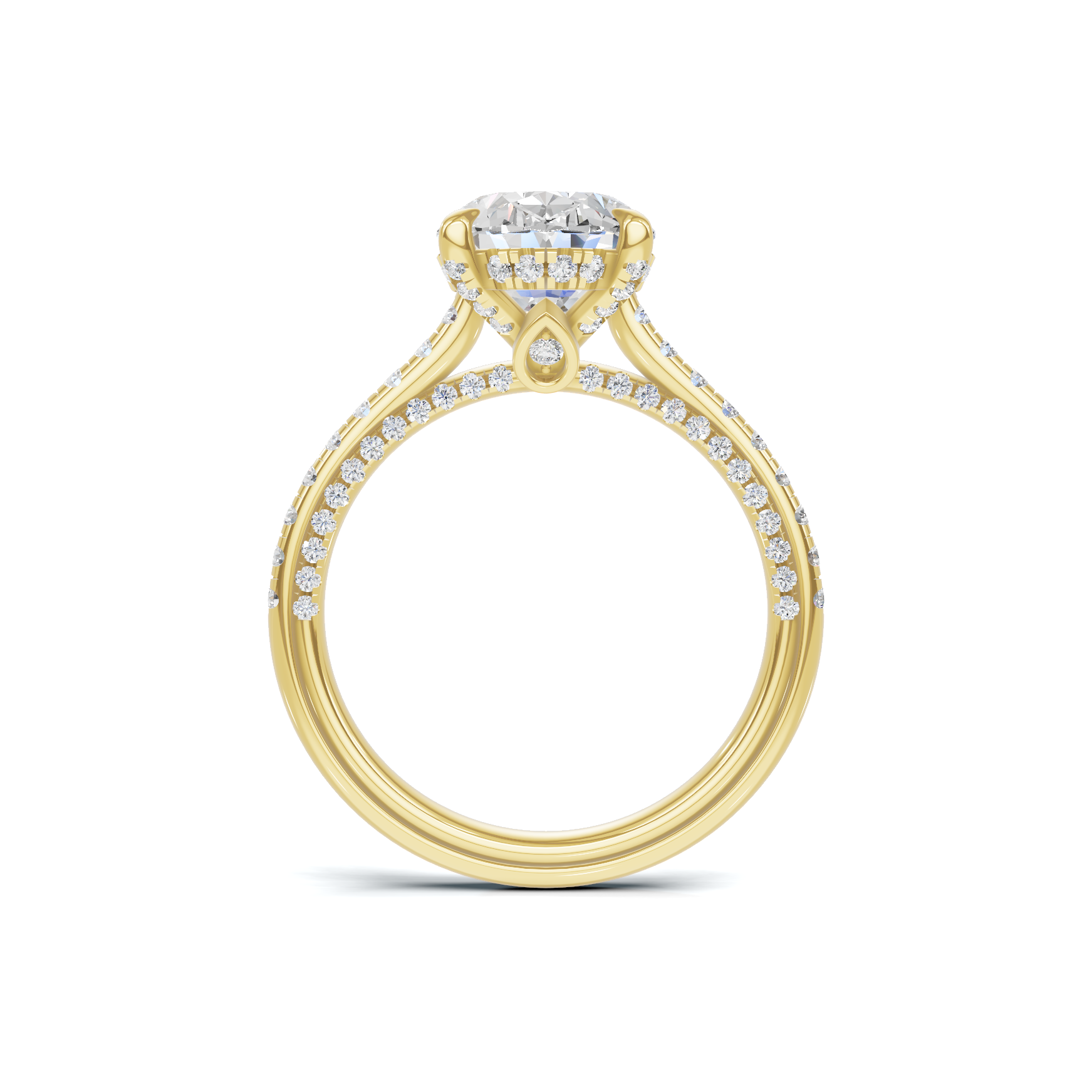 Luxe Pavé Accented Statement Ring