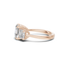Opulent Three Stone Ring