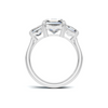 Opulent Three Stone Ring