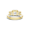 Opulent Three Stone Ring
