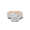 Exquisite Floral Cluster Ring
