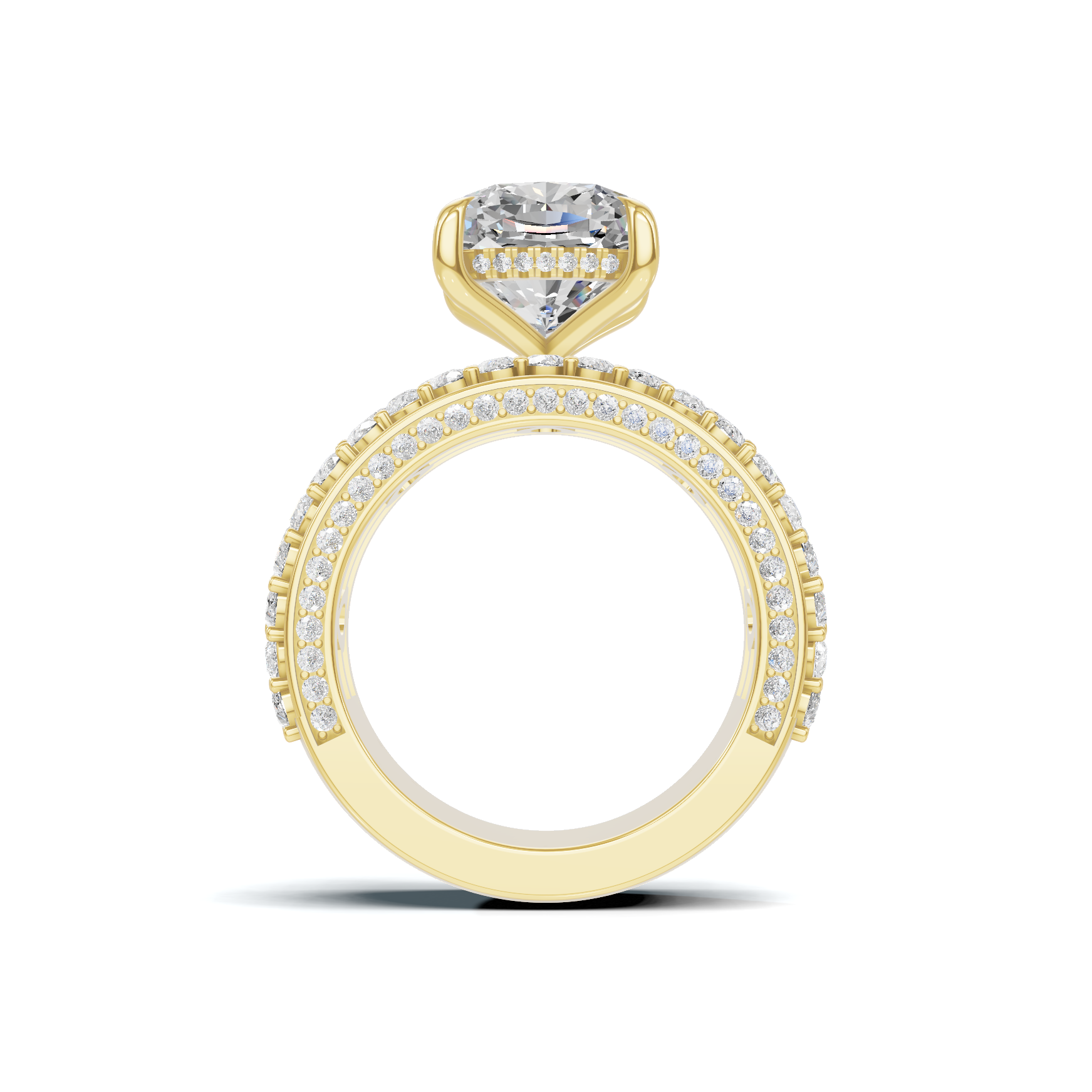 Exquisite Floral Cluster Ring