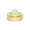 Exquisite Floral Cluster Ring