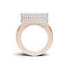Bold Baguette Statement Ring