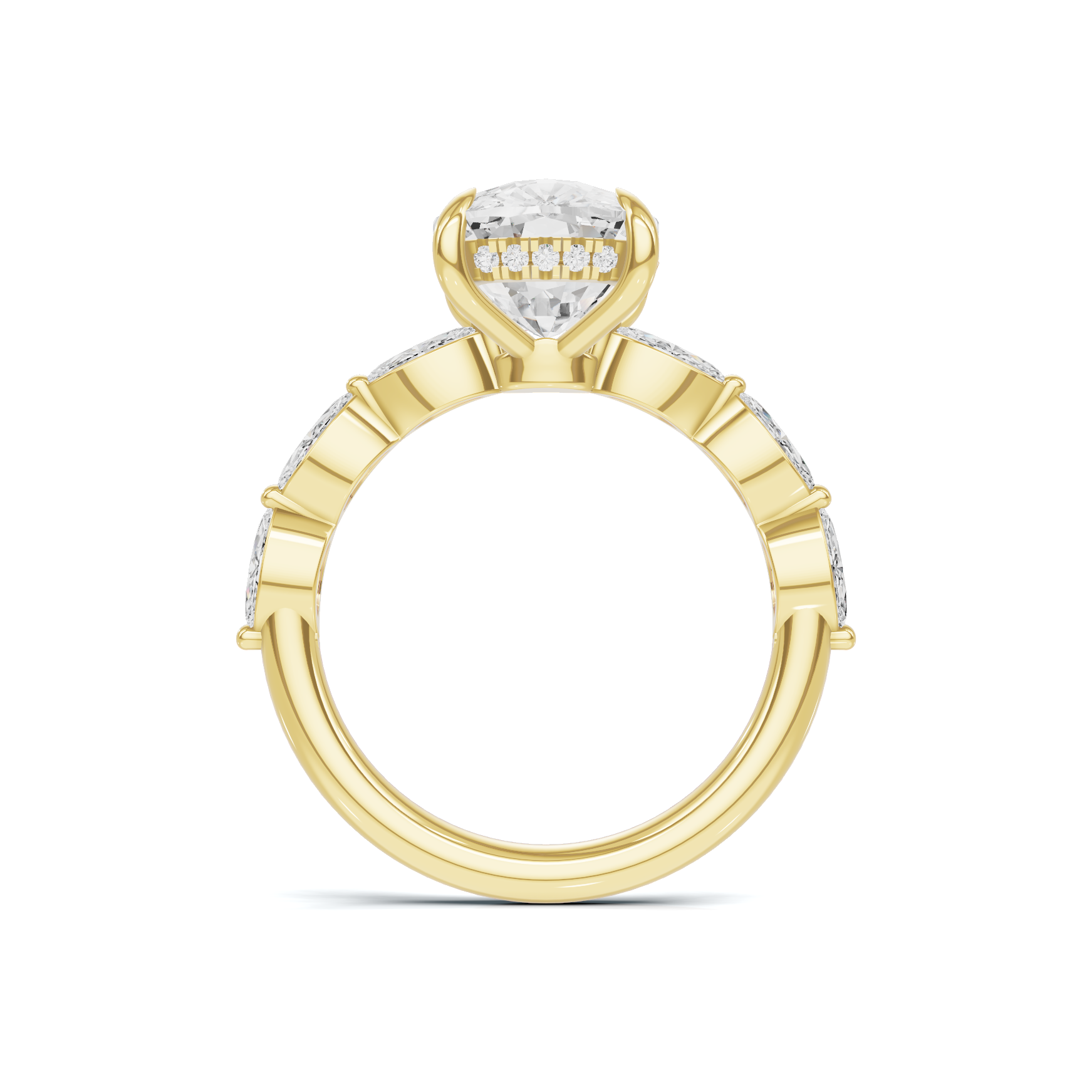 Exquisite Accented Statement Ring