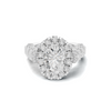 Halo Pave Ring