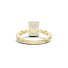 Statement Marquise Accented Ring