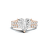 Heart Motif Bridal Ring