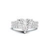 Heart Motif Bridal Ring