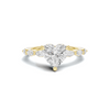 Marquise Accent Heart Ring