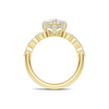 Marquise Accent Heart Ring