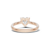 Elegant Heart Pavé Ring